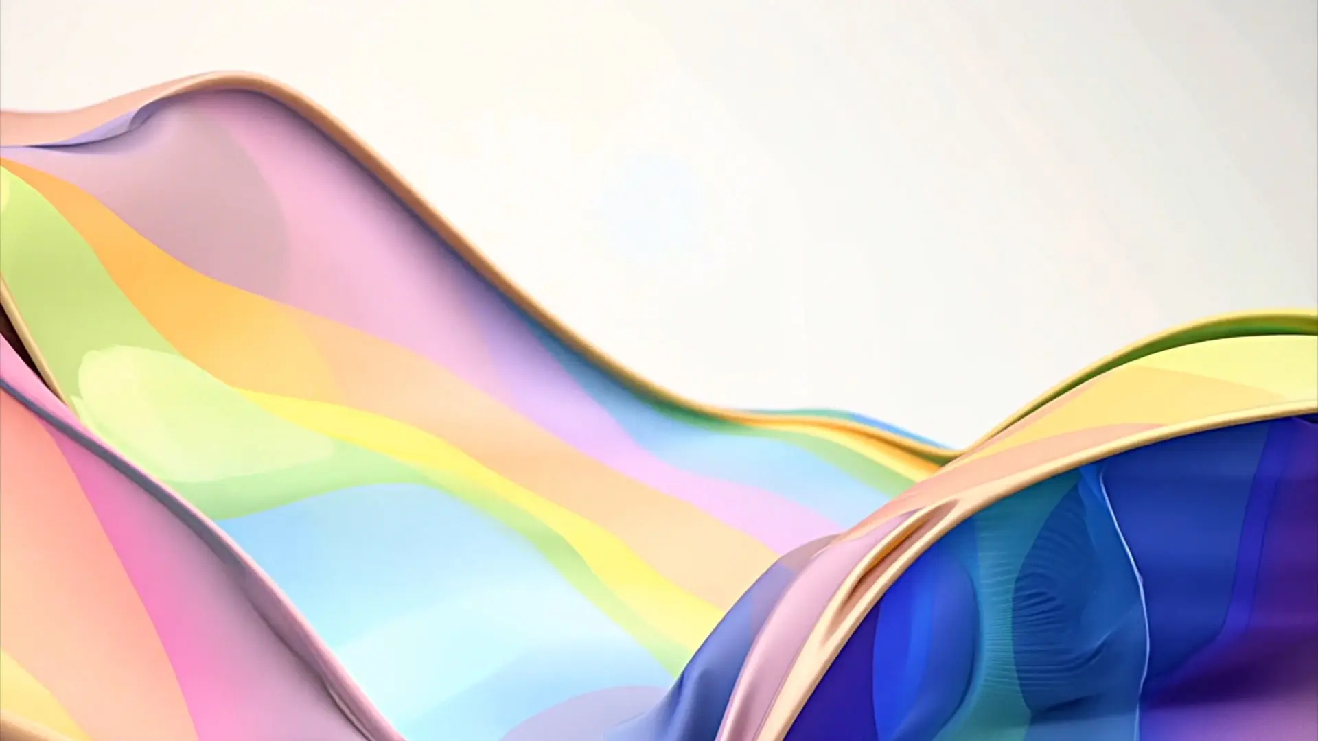 Silken Waves Colorful Fabric Motion Background for Elegant Video Intro